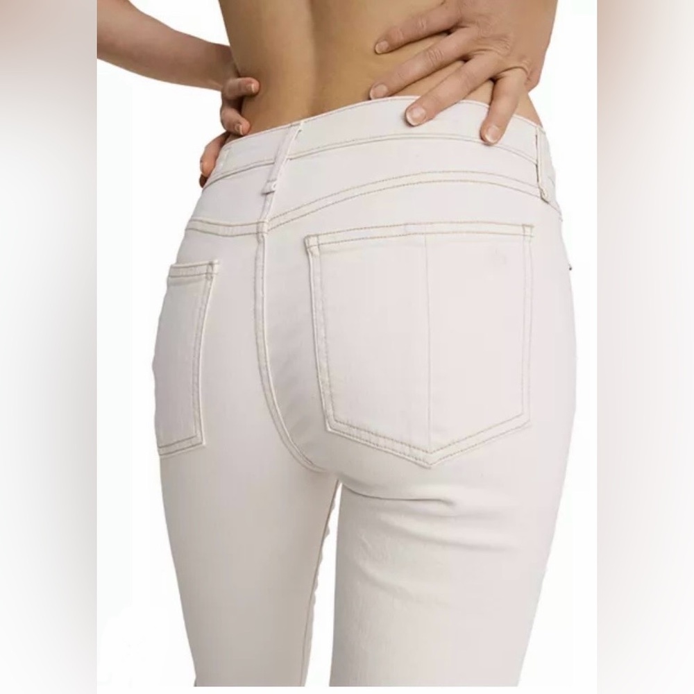 Rag & Bone NWT Cate Mid-Rise Skinny Jeans Ecru - Picture 5 of 7